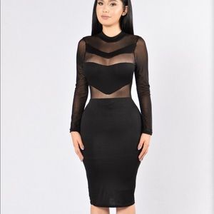 Fashion Nova illusion dress